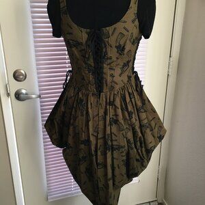 Betsey Johnson GUN Corset Jumper